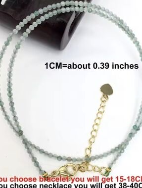 💚💚NEW💚💚 PRETTY!! 2mm Faceted GREEN AVENTURINE Bracelet